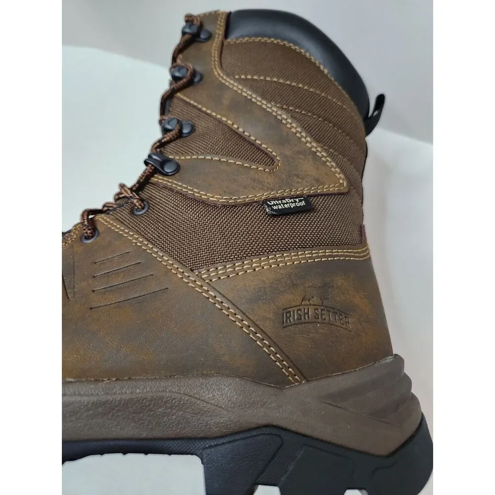 Irish Setter by Red Wing Hunt Terrain Men’s 9.5 Waterproof Boots Brown